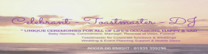 Celebrant - Toastmaster - DJ960x250 950x250 twitter